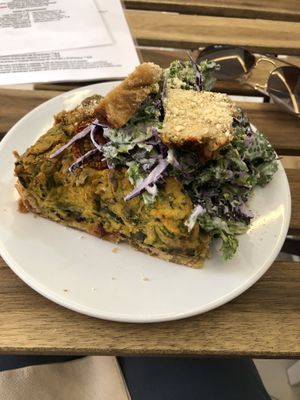 Quiche de espinacas  at Bunny's Deli in Madrid