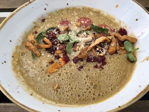 Gazpacho was superb at Bunny's Deli in Madrid