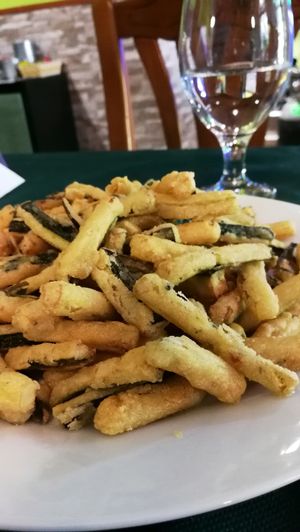 bienmesabe de calabacín  at V de Vegetta in Mostoles