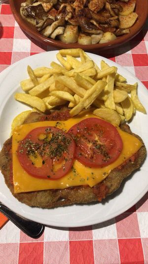 Milanesa at V de Vegetta in Mostoles
