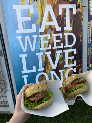 Dutch weed burgers😻  at The Dutch Weed Burger - Food Truck in Amsterdam