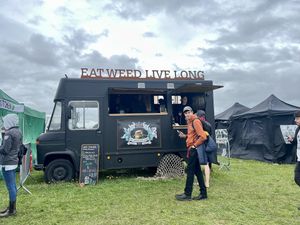Van at vegan camp out   at The Dutch Weed Burger - Food Truck in Amsterdam