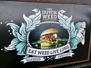 Their van   at The Dutch Weed Burger - Food Truck in Amsterdam