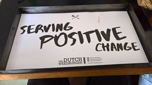 DWBJ plate at The Dutch Weed Burger - Food Truck in Amsterdam