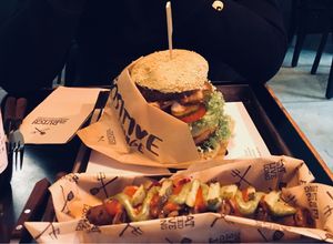 Burger & Weed Dog at The Dutch Weed Burger - Food Truck in Amsterdam