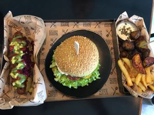 The best meal! at The Dutch Weed Burger - Food Truck in Amsterdam