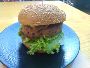 Dutch weed burger at The Dutch Weed Burger - Food Truck in Amsterdam