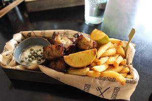 Wish and chips at The Dutch Weed Burger - Food Truck in Amsterdam