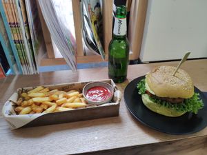 Burger menu at The Dutch Weed Burger - Food Truck in Amsterdam