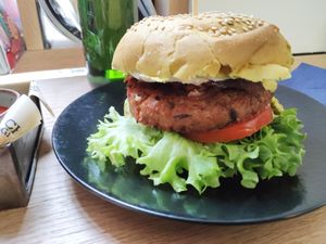 Burger at The Dutch Weed Burger - Food Truck in Amsterdam