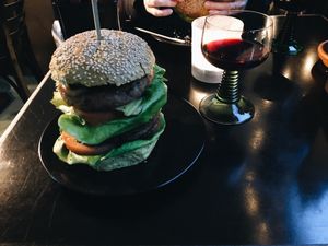 The WeedBurger “Heavy”  at The Dutch Weed Burger - Food Truck in Amsterdam