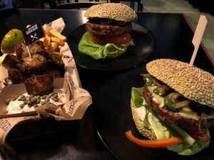Mushroom burger for the win! at The Dutch Weed Burger - Food Truck in Amsterdam