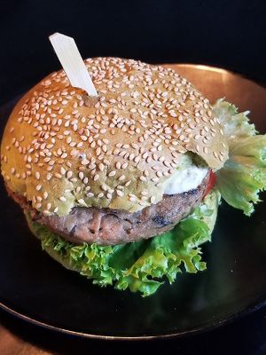 dutch weed burger at The Dutch Weed Burger - Food Truck in Amsterdam