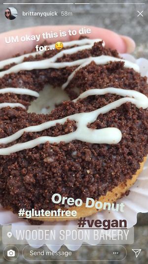 Oreo donut  at The Wooden Spoon Bakery in Leamington