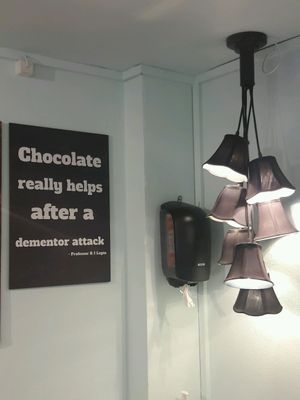 Great after a dementor attack at Ro Chokolade in Copenhagen
