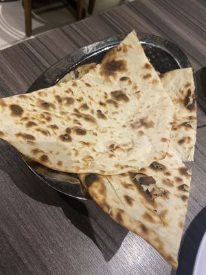 Plain Naan Breads (assured they were vegan)   at Sangeetha in Kuala Lumpur