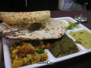 Part of the Jain thali at Sangeetha in Kuala Lumpur