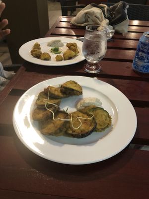 Tempura at Vegan Spark in Paramaribo