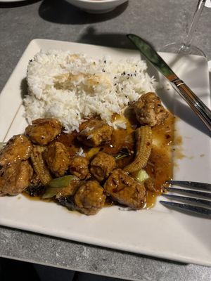 Gardein Orange Chicken  at Yard House in Meridian