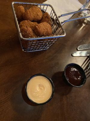 Vegan tenders   at Burger Village in Hicksville