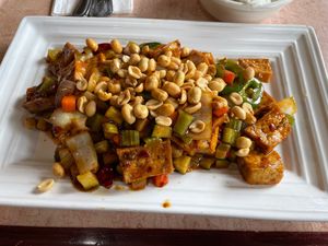 Kung Pao Tofu at New Garden Asian Cuisine in Seaside