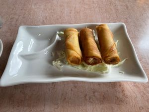 Spring Rolls at New Garden Asian Cuisine in Seaside