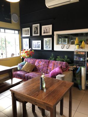 Comfortable  at Caleidoscope Cafe in Rydalmere