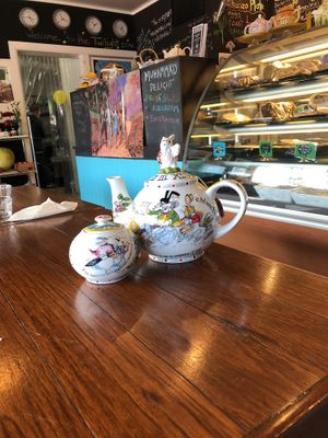 The owners pot at Caleidoscope Cafe in Rydalmere