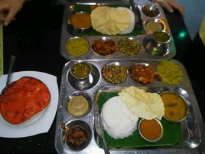 Thali unlimited, butter chicken at Chat Masala in Kuala Lumpur