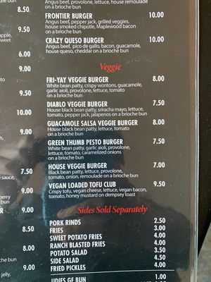 All burgers that are already vegan. I highly recommend the Diablo Veggie Burger  at North Bar in North Little Rock