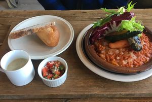 Lasagna set meal  at RK Garden in Karuizawa