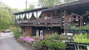The restaurant is on the 2nd floor at RK Garden in Karuizawa