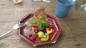 Carrot cake at RK Garden in Karuizawa