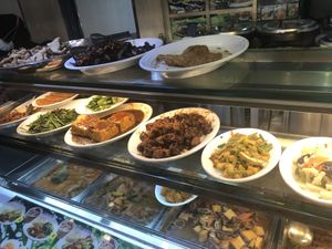 Different dishes  at Gerai Masakan Sayuran: Vegetarian in Kuala Lumpur