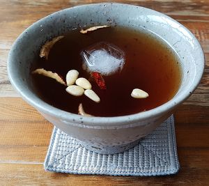 iced Maesil tea (vegan) 매실차 at Da-hyang-man-dang in Seoul