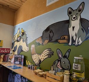 interior at Food Fight Vegan Grocery - Halsey St in Portland