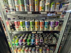 Local kombucha. at Food Fight Vegan Grocery - Halsey St in Portland