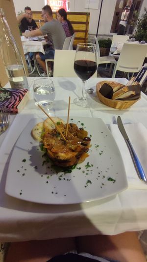 Caponata at Krokos in Agrigento