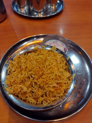 Veg biryani at Woodlands.my Vegetarian Restaurant in Kuala Lumpur