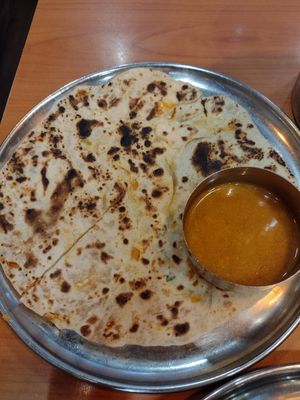 Veg bread at Woodlands.my Vegetarian Restaurant in Kuala Lumpur