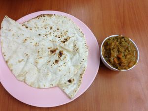 vegetable kurma combo at Woodlands.my Vegetarian Restaurant in Kuala Lumpur