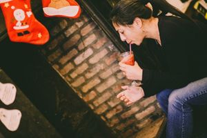 The 'Iron Boost' smoothie. at Sultans in Antwerpen