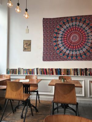 Bookshelf at Sultans in Antwerpen