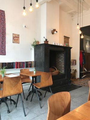 Fireplace at Sultans in Antwerpen