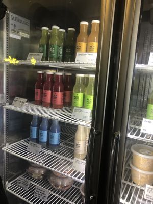 Fresh cold press juice   at New Moon Market in Orlando