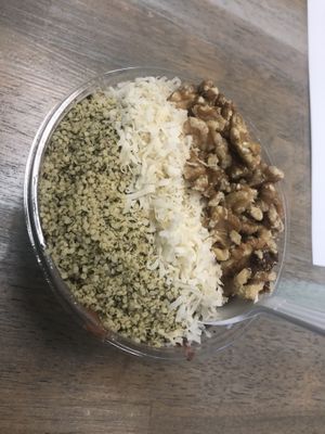 Chocolate covered cherry - with hempseed coconut, almond butter   at New Moon Market in Orlando