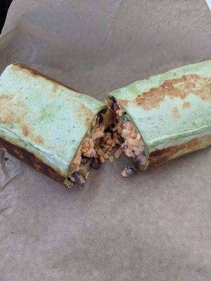 Vegan Southwest Wrap at Woodstock Garden Cafe in Woodstock