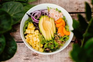 Tropical Paradise Bowl (Seasonal) at Woodstock Garden Cafe in Woodstock