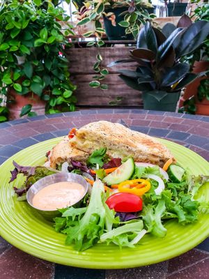 Sun-dried Tomato Grilled Cheese (Seasonal) at Woodstock Garden Cafe in Woodstock