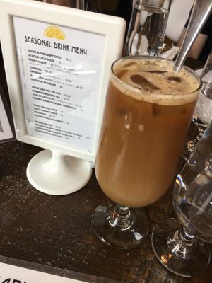 Almond milk dirty chai at Girard in Philadelphia